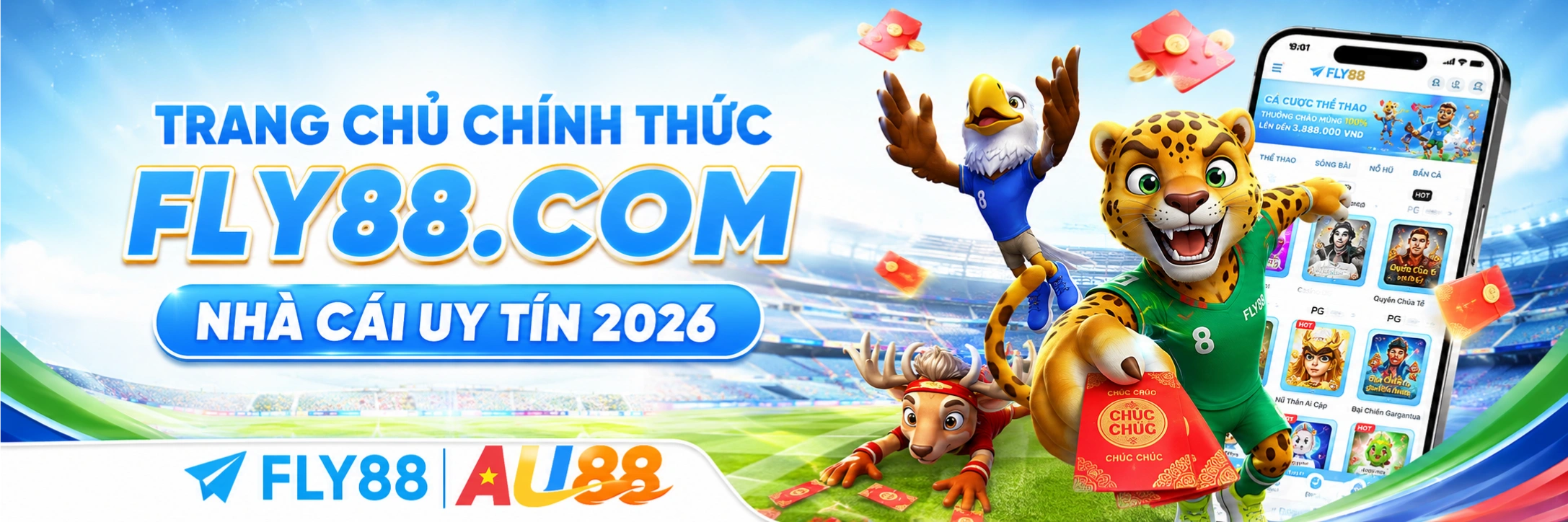 Banner PC trang chủ FLY88.COM chính thức nhà cái uy tín 2026